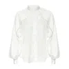 Lahive Women's White Santo Cutout Blouse In White