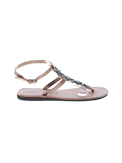 Pre-owned Laid Back London Sandals In Brown