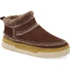 Laidback London Ronan 6.0 Genuine Shearling Lined Ankle Boot In Brown