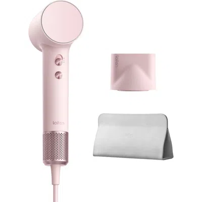Laifen Swift Mini Hair Dryer With 1 Nozzle And Travel Bag In Pink