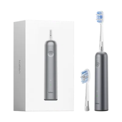 Laifen Wave Pro Electric Toothbrush With 2 Heads And Storage Bag In Gray