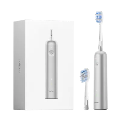 Laifen Wave Pro Electric Toothbrush With 2 Heads And Storage Bag In Silver