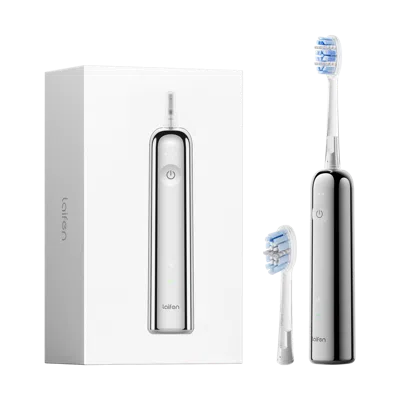 Laifen Wave Pro Electric Toothbrush With 2 Heads And Storage Bag In Silver
