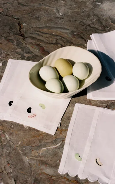 Laila Gohar X Vis-a-vis Paris Cocktail Napkin "beans & Feston"