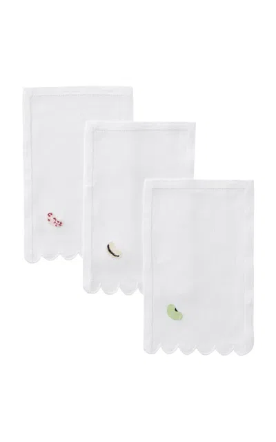 Laila Gohar X Vis-a-vis Paris Cocktail Napkin "beans & Feston"