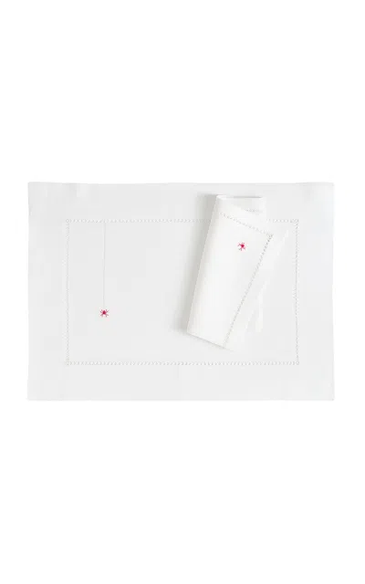 Laila Gohar X Vis-a-vis Paris Napkin Matching "belle De Jour + Spider In The Corner"
