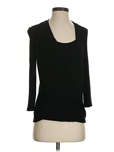 Pre-owned Laila Jayde 3/4 Sleeve T-shirt In Black