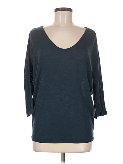 Pre-owned Laila Jayde 3/4 Sleeve T-shirt In Blue