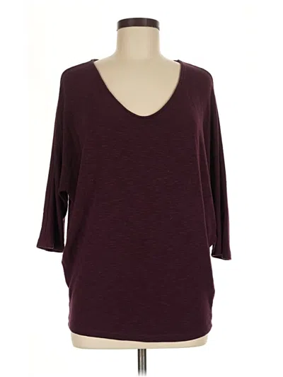 Pre-owned Laila Jayde Cardigan Sweater In Burgundy