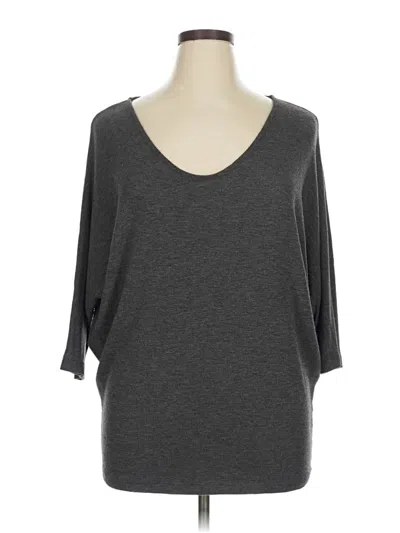 Pre-owned Laila Jayde Cardigan Sweater In Gray