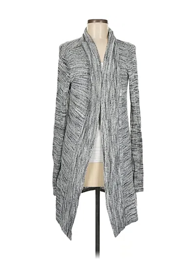 Pre-owned Laila Jayde Cardigan Sweater In Gray