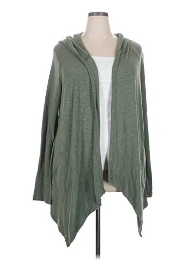 Pre-owned Laila Jayde Cardigan Sweater In Green