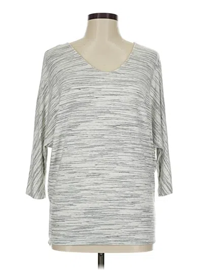 Pre-owned Laila Jayde Cardigan Sweater In Silver