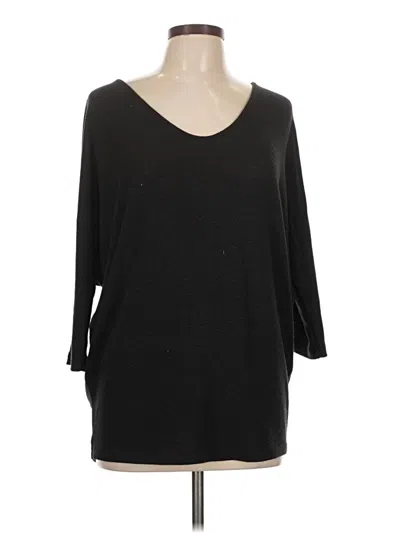 Pre-owned Laila Jayde Pullover Sweater In Black