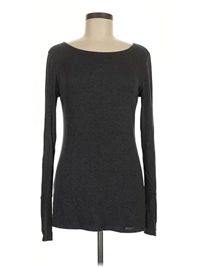 Pre-owned Laila Jayde Pullover Sweater In Gray