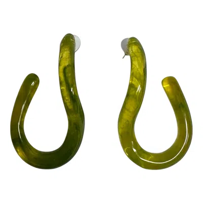 Laine Studio Women's Green Curve Verde