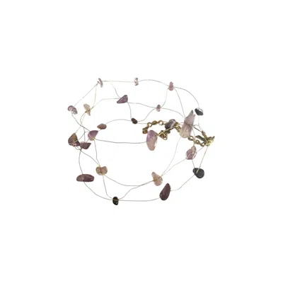 Laine Studio Women's Purple / Gold Choker Morado In Multi