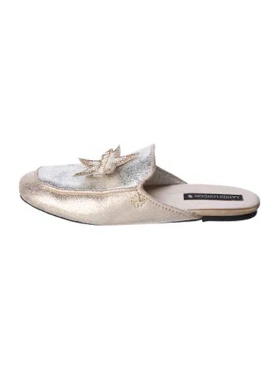 Pre-owned Laines London Leather Mules In Multi