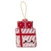 Laines London Red / White Extra Large Christmas Laines Lovables Xmas Gift Decoration In Red