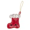 Laines London Red / White Extra Large Christmas Laines Lovables Xmas Stocking Decoration In Red