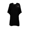 Laines London Women's Black / Gold Laines Couture Kaftan With Black Corsage In Black/gold
