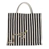 Laines London Women's Black / White Laines Couture Hand Embellished Crystal Snake Large Tote Bag - Black & White In Black/white