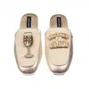 Laines London Women's Gold / Neutrals / White Classic Mules With Mother Of The Bride Brooches - Cream & Gold In Multi