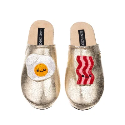 Laines London Women's Gold Softies With Laines Loveables Egg & Bacon Brooches