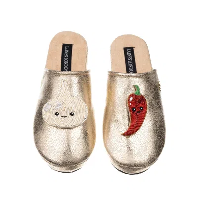 Laines London Women's Gold Softies With Laines Loveables Garlic & Chilli Brooches