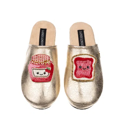 Laines London Women's Gold Softies With Laines Loveables Jam & Toast Brooches