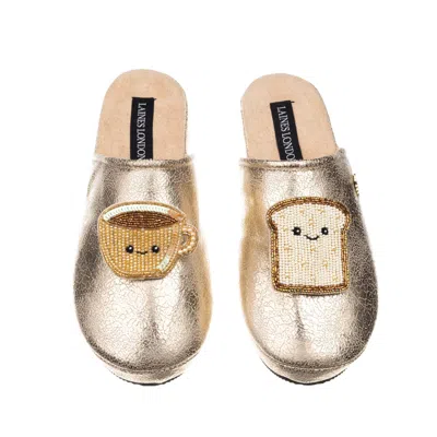Laines London Women's Gold Softies With Laines Loveables Tea & Toast Brooches