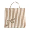 Laines London Women's Neutrals Laines Couture Hand Embellished Crystal Snake Large Tote Bag - Beige & Cream In Beige/white