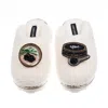 Laines London Women's Neutrals / White Teddy Closed Toe Slippers With Caviar & Blini Brooches - Cream In White