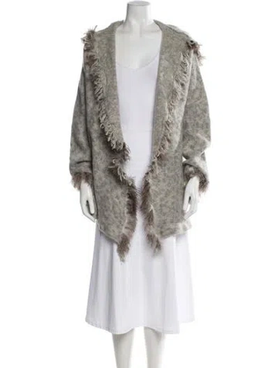 Pre-owned Lainey Keogh Cashmere Jacket In Gray