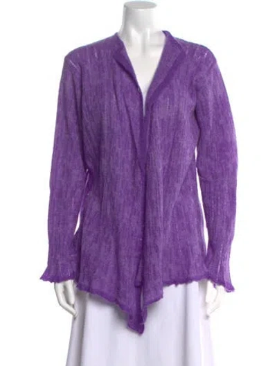 Pre-owned Lainey Keogh Cashmere V-neck Sweater In Purple