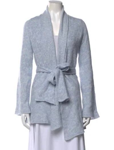 Pre-owned Lainey Keogh Wool V-neck Sweater In Blue