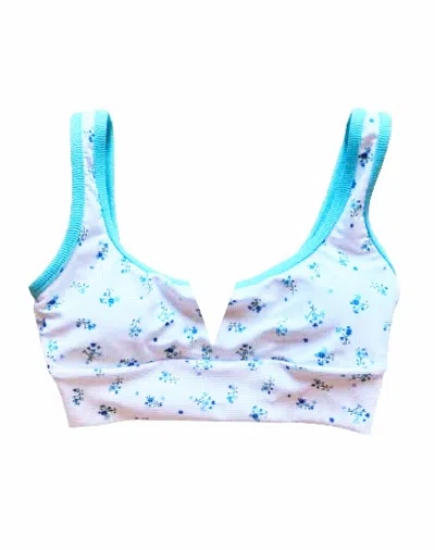 Lainsnow Women's Kiawah Top V Cut In Blue Belle In Multi