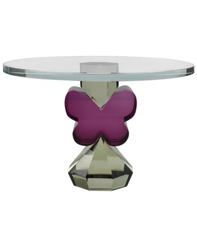 Lainy Home 9in Butterfly Cake Plate In Multi