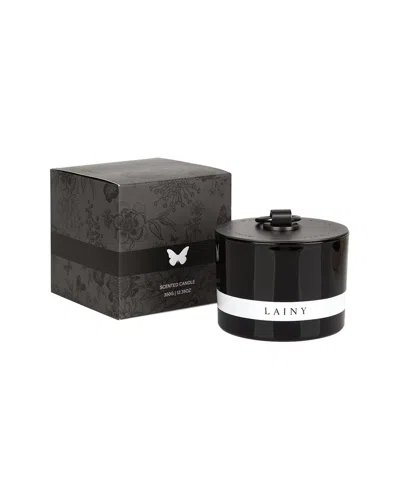 Lainy Home Clove Scent 3-wick Scented Candle In Black
