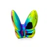 Lainy Home Le Mariposa Crystal Butterfly Figurine In Solid Iridescent