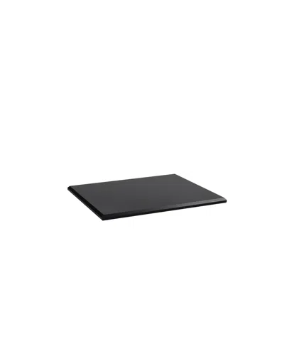 Lainy Home Modern Solid Crystal Tray, 9'' X 11'' In Black