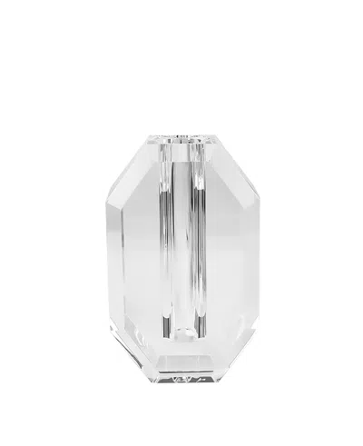Lainy Home Octagon Crystal, 6" Vase In Clear