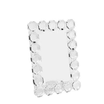Lainy Home Octagon Crystal Picture Frame In Metallic