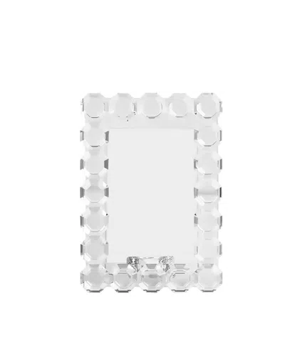 Lainy Home Octagon Crystal Picture Frame, 4'' X 6'' In Clear