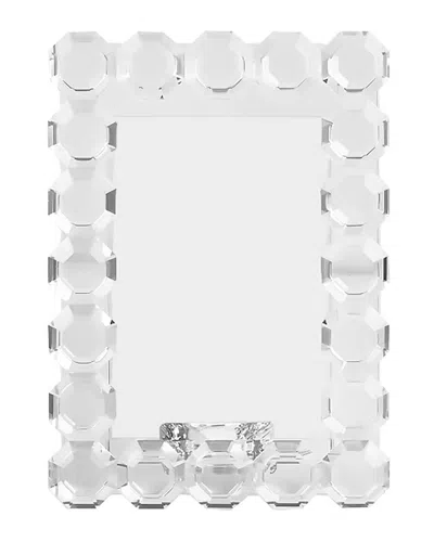 Lainy Home Octagon Crystal Picture Frame In Brown