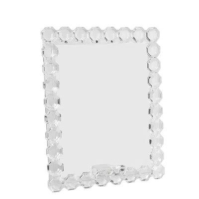 Lainy Home Octagon Crystal Picture Frame In Metallic