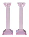 LAINY HOME LAINY HOME PAIR OF 9IN CLASSY CRYSTAL CANDLESTICKS