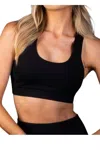 Laird All Day Sports Bra In Black In Black