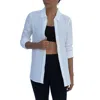 Laird Double Gauze Button Down Shirt In White In White