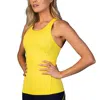 Laird Fitted Workout Tank Top In Illuminating In Multi